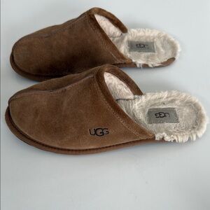 UGG Brown Suede Slippers size 10